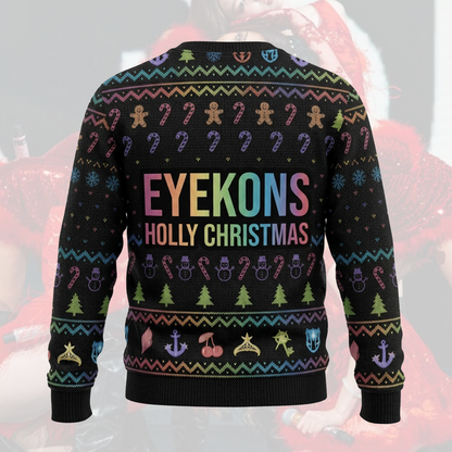 Merry Katseye Ugly Christmas Sweater Fan-Edition