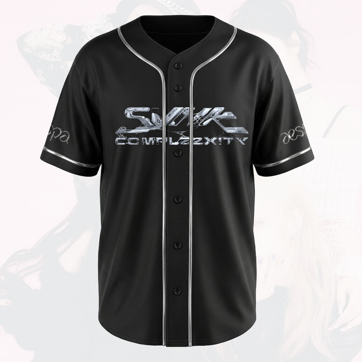 Aespa SYNK Complexity Tour Baseballtrikot MY Konzert-Outfit Shirt