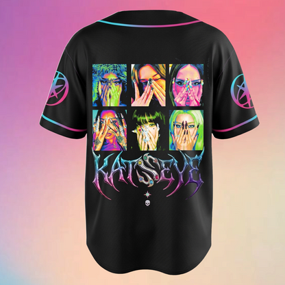 Feral The Wildworld Tour Katseye Y2K Pink Pop Baseballtrikot Geschenk für Fans