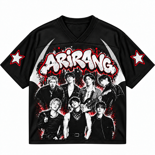 Bangtan Boys BTS Worldtour 2026 gemischtes Mesh-Trikot Geschenk für Fans