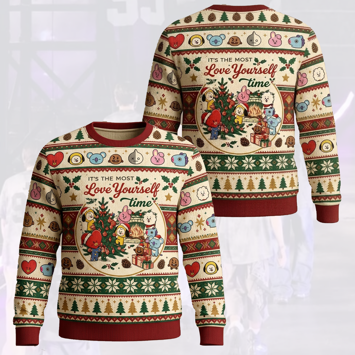 Alles, was ich mir zu Weihnachten wünsche, ist ein hässlicher BTS-Weihnachtspullover