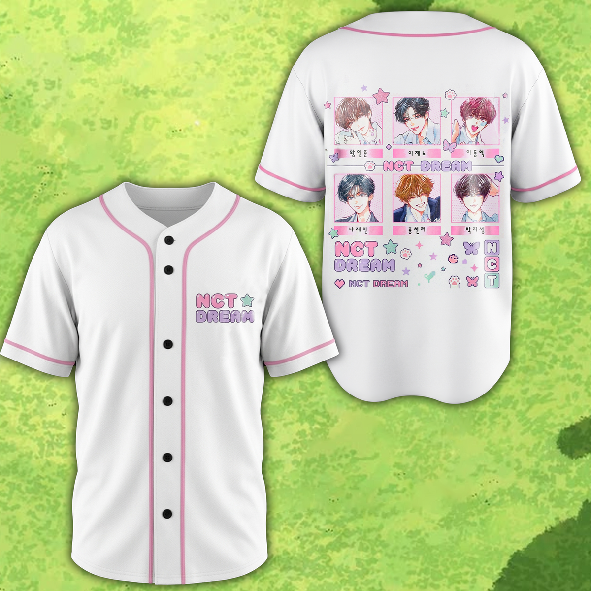 NCT 127 Blingy Album Grunge Minimalist Baseball-Jersey Geschenk für Fans