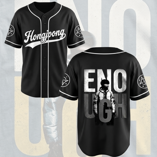 Vintage ATEEZ Hongjoong Enough Baseball Jersey Gift For Fans