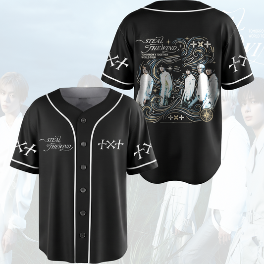 TXT Steal The Wind Tomorrow X Together Baseball Jersey Gift For Fans