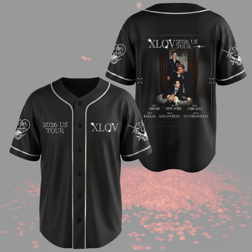 XLov I God Tour Baseball-Trikot Streetwear Konzert-Outfit Geschenk für Fans