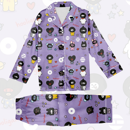 BTS Hooligan Schlafanzug-Set Geschenk für Fans