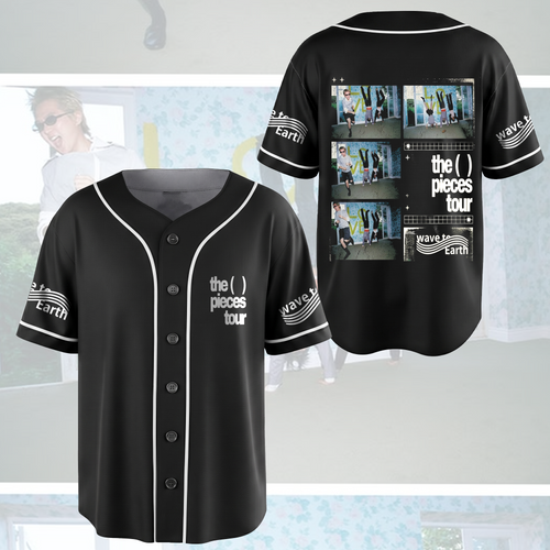Retro Wave to Earth The Pieces Tour Baseballtrikot Bad Piece Album Fanartikel