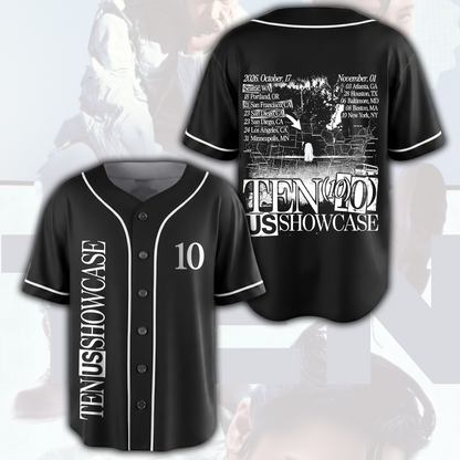Baseballtrikot-Geschenk für Fans zur ersten TEN 10 US Showcase Tour