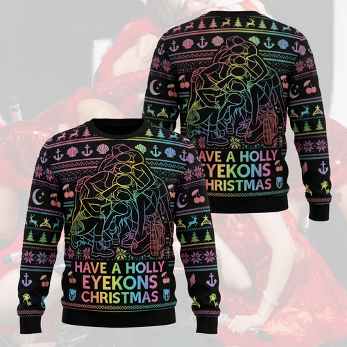 Merry Katseye Ugly Christmas Sweater Fan-Edition