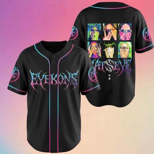Savage Touch K.A.T.S.E.Y.E. Club All Members The Wildworld Tour Cyber Grunge Baseball Jersey For E.Y.E.K.O.N.S.