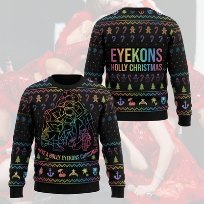 Merry Katseye Ugly Christmas Sweater Fan-Edition