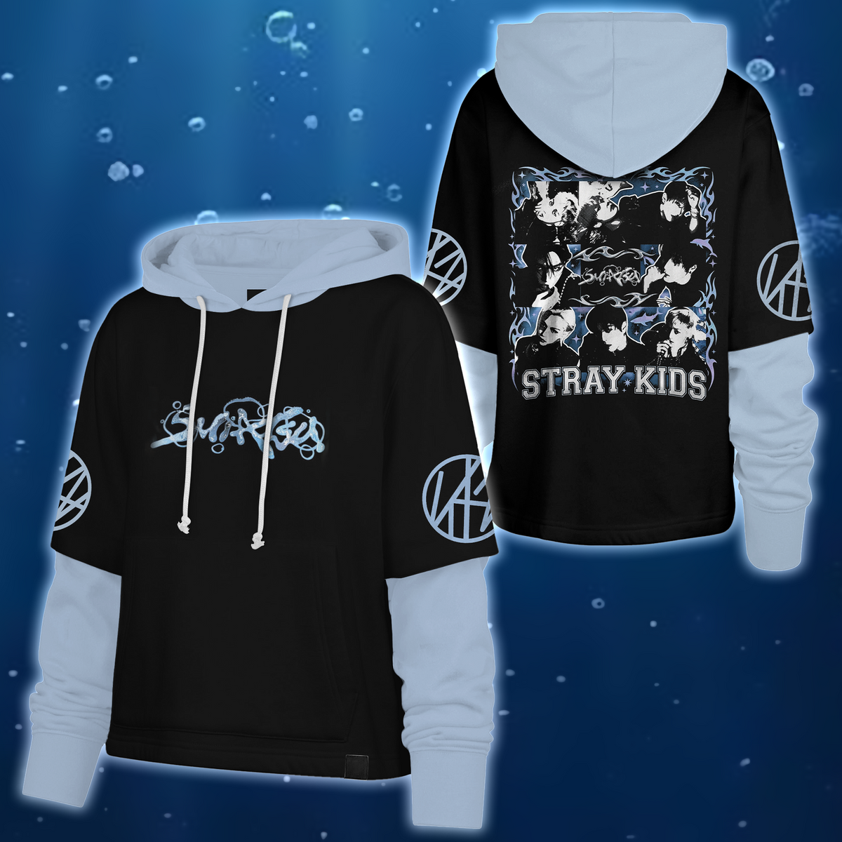 Spooky Stray Kids Wolf Chan Shortstop Hoodie Halloween-Geschenk für Fans