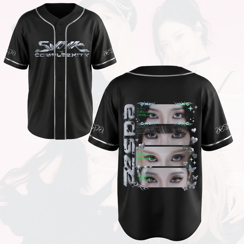 Aespa SYNK Complexity Tour Baseballtrikot MY Konzert-Outfit Shirt