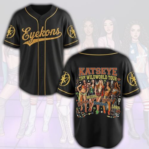 Aufregendes KATSEYE The Wildworld Tour Trikot K-Pop Geschenk für Fans