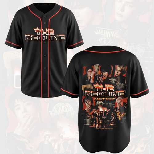 NCT 127 Neo City 5th Tour Baseballtrikot The Redline Konzert-Outfit Shirt