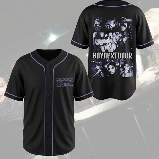 Boynextdoor Knock On Vol 2 World Tour Vintage Baseball Jersey Gift For Fans