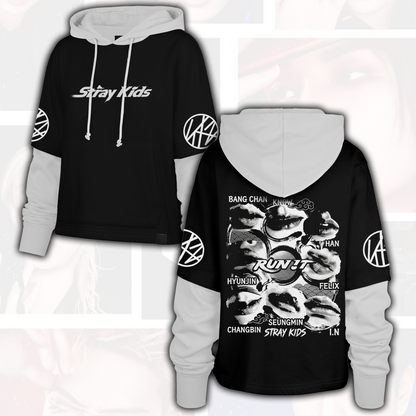 Aufregender Stray Kids Run It Lips Hoodie als Geschenk für Fans