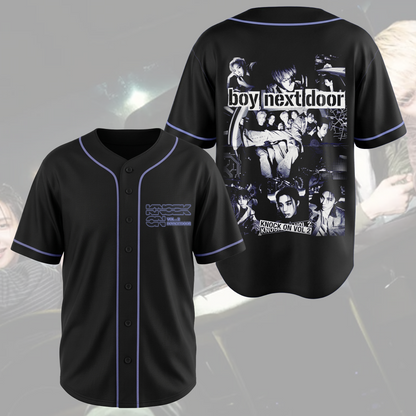 Boynextdoor Knock On Vol. 2 Welttournee Retro-Baseballtrikot Fan-Edition