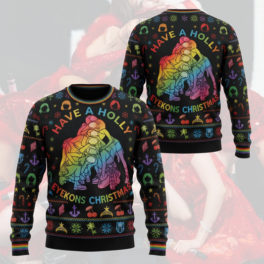 Merry Katseye Ugly Christmas Sweater Fan-Edition