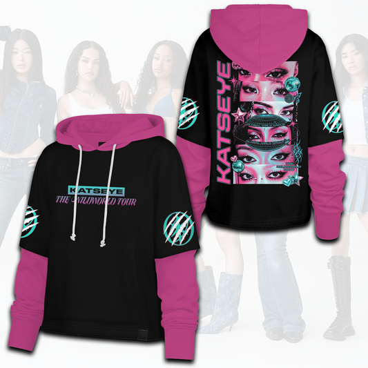 The Wildworld Tour Katseye Eye Wild Shortstop Hoodie Geschenk für Fans