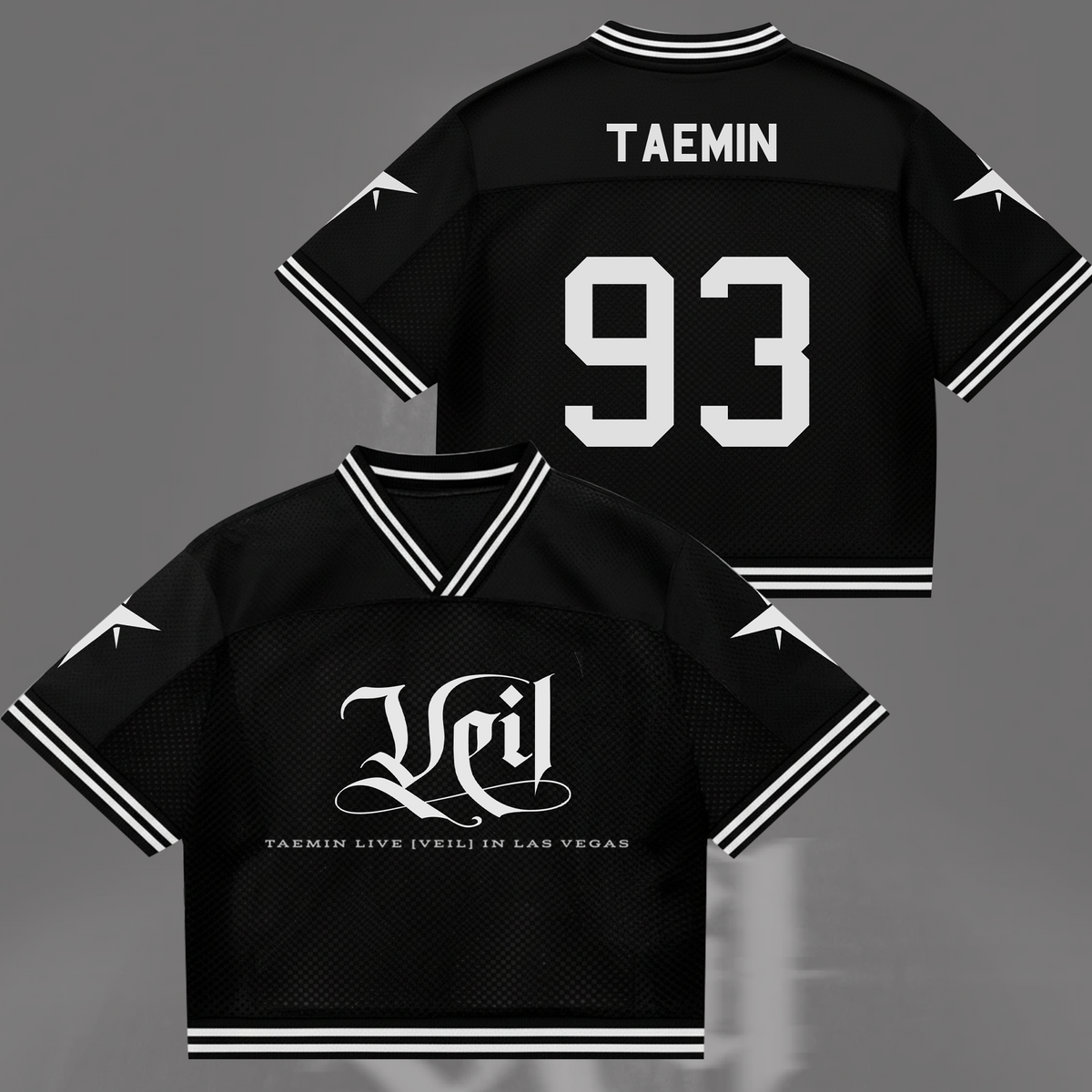 Shinee Taemin VEIL Live in Las Vegas Mixed Mesh Jersey