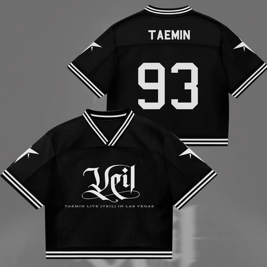 Shinee Taemin VEIL Live in Las Vegas Mixed Mesh Jersey
