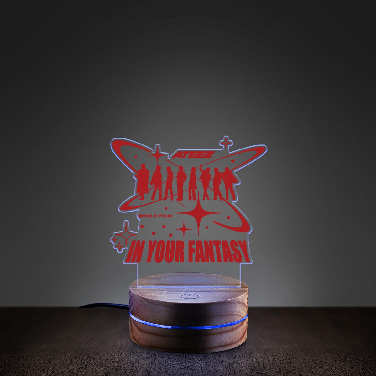 WAVESTEEᵀᴹ In Your Fantasy Acrylic LED Lamp – 16 RGB Colors