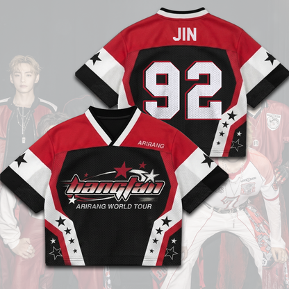 Bangtan Boys BTS Worldtour 2026 gemischtes Mesh-Trikot Geschenk für Fans