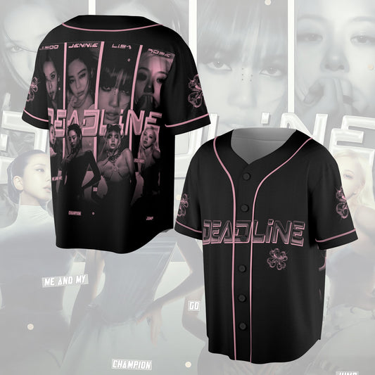 BPINK Deadline 2026 Baseball Jersey, BPink K-Pop Merch, Gift For Fans