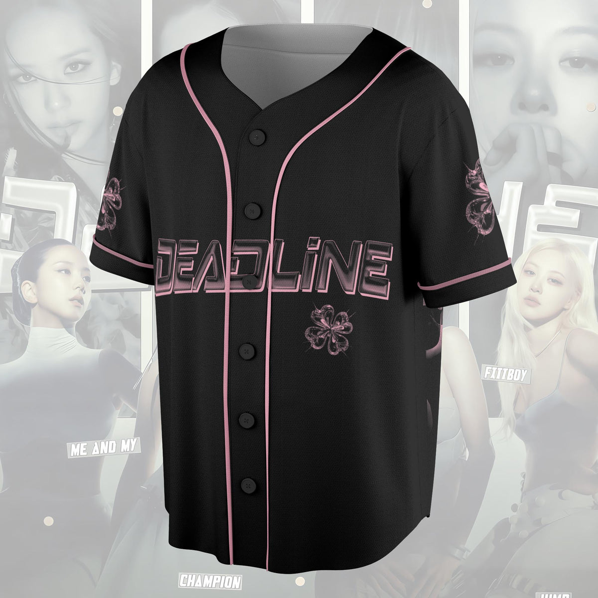 BPINK Deadline 2026 Baseball Jersey, BPink K-Pop Merch, Gift For Fans