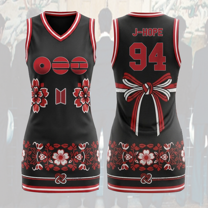 The Muse Arirang World Tour BTS Trikot-Kleid Sporty Chic Konzert-Outfit Geschenk für Army