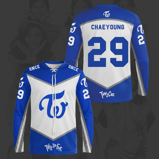 This Is For World Tour Twice Lace Neck Hockey Jersey Gifts For Once