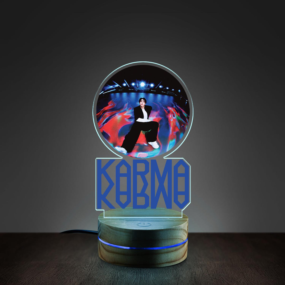 WAVESTEEᵀᴹ Karma Acrylic LED Lamp – 16 RGB Colors Version 1