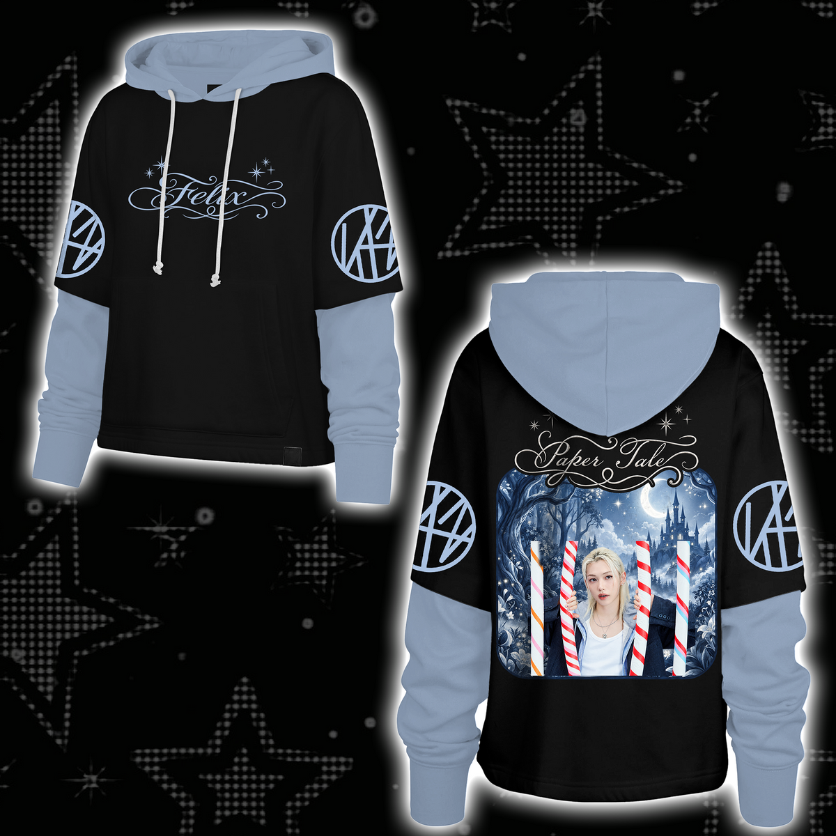 Spooky Stray Kids Wolf Chan Shortstop Hoodie Halloween-Geschenk für Fans