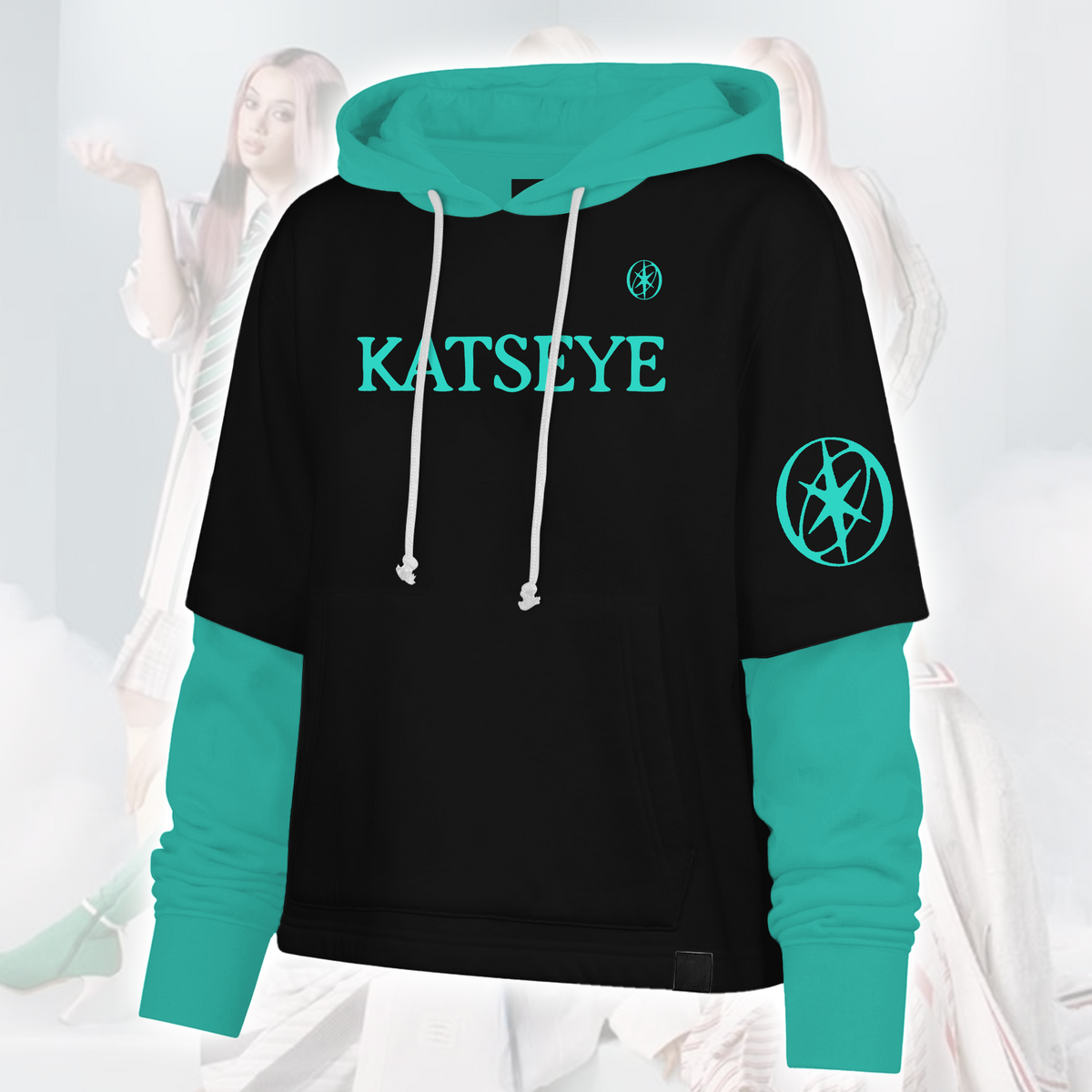 Stilvoller Katseye The Wildworld Tour Shortstop Hoodie Top Geschenk für Fans