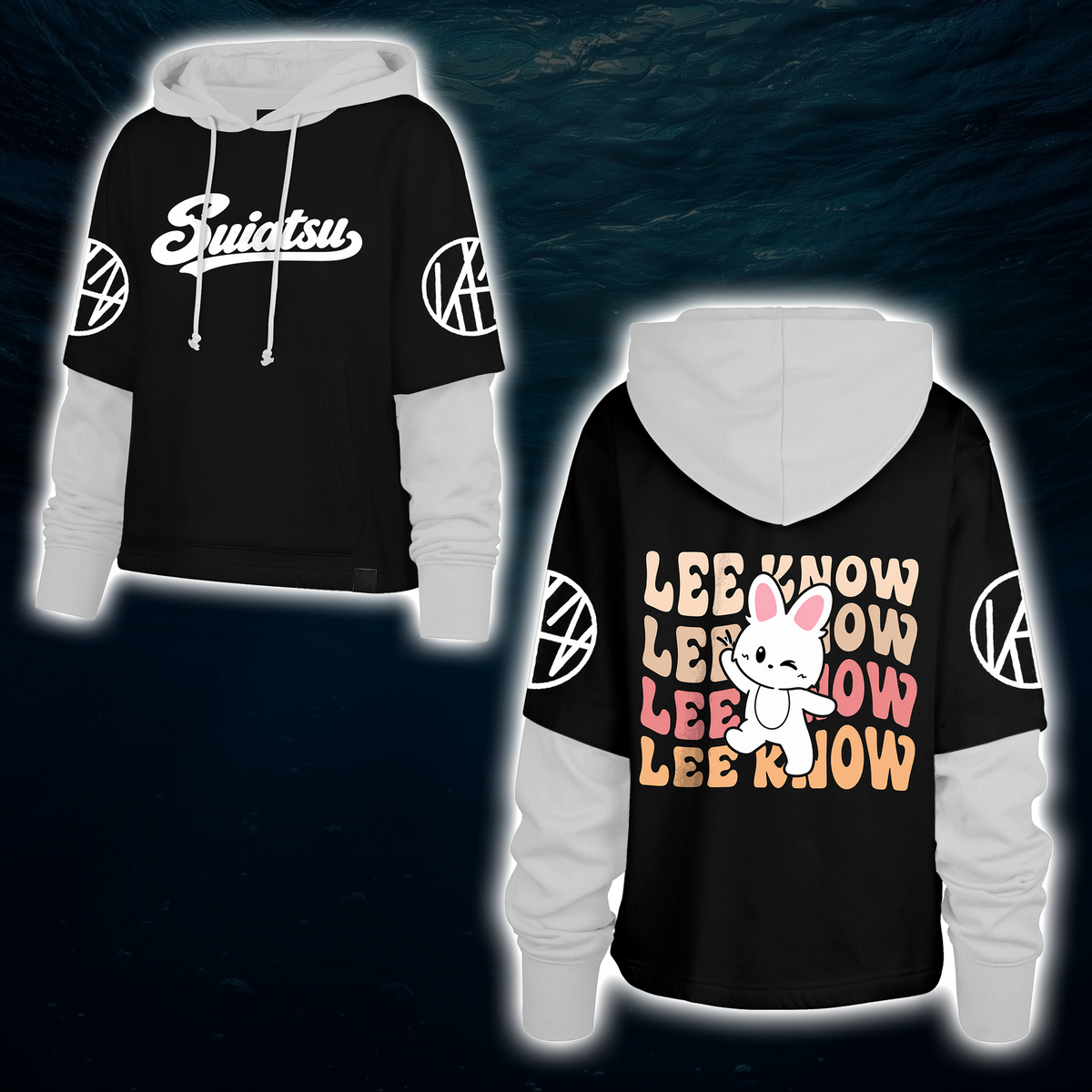 Spooky Stray Kids Wolf Chan Shortstop Hoodie Halloween-Geschenk für Fans