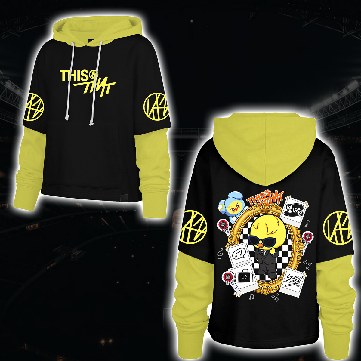 Spooky Stray Kids Wolf Chan Shortstop Hoodie Halloween-Geschenk für Fans