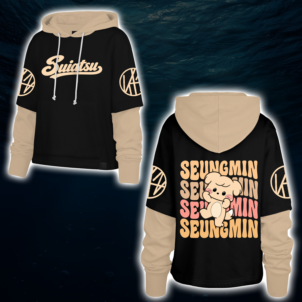 Spooky Stray Kids Wolf Chan Shortstop Hoodie Halloween-Geschenk für Fans