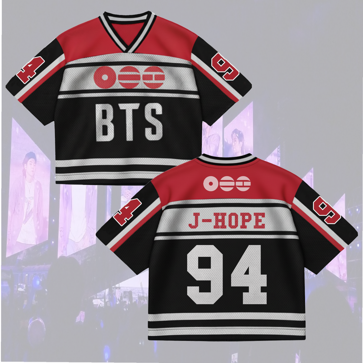 New 2026 World Tour BTS Mixed Mesh Jersey Gift For Fans