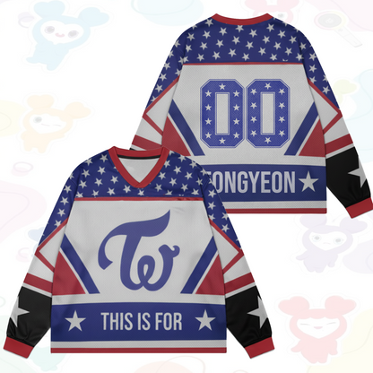 This Is For 2026 North America Tour Mesh Splicing Long Sleeved Gift For Lovers