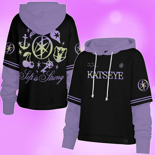 WAVESTEEᵀᴹ Shortstop Kapuzenpullover Katseye Beautiful Chaos Trackliste