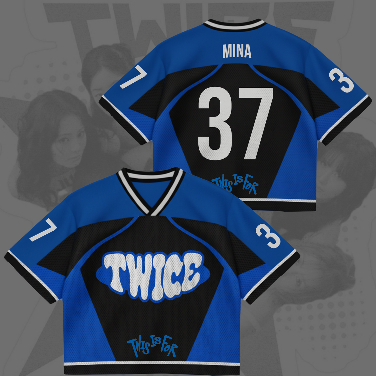 Energetic Twice This Is For Tour Part 2 Notrh America Mixed Mesh Jersey