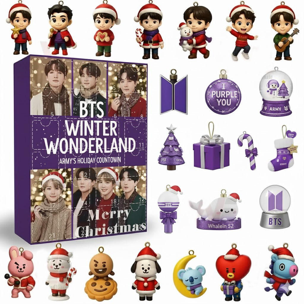 Army Christmas Advent Calendar 2025 – Winter Wonderland Gift for ARMY