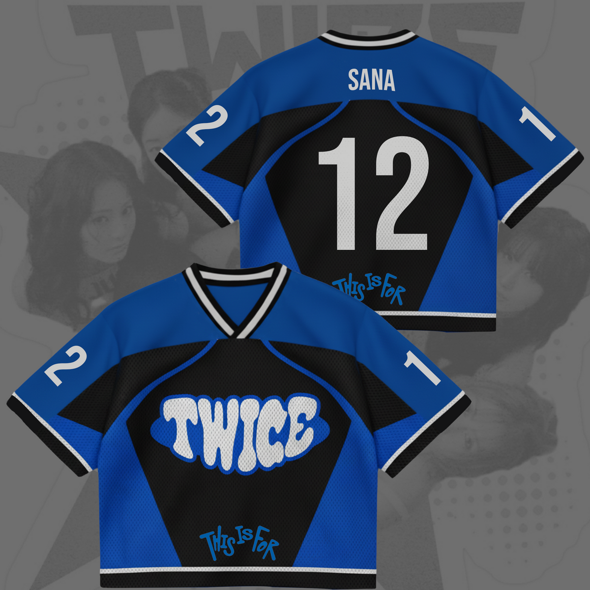 Energetic Twice This Is For Tour Part 2 Notrh America Mixed Mesh Jersey