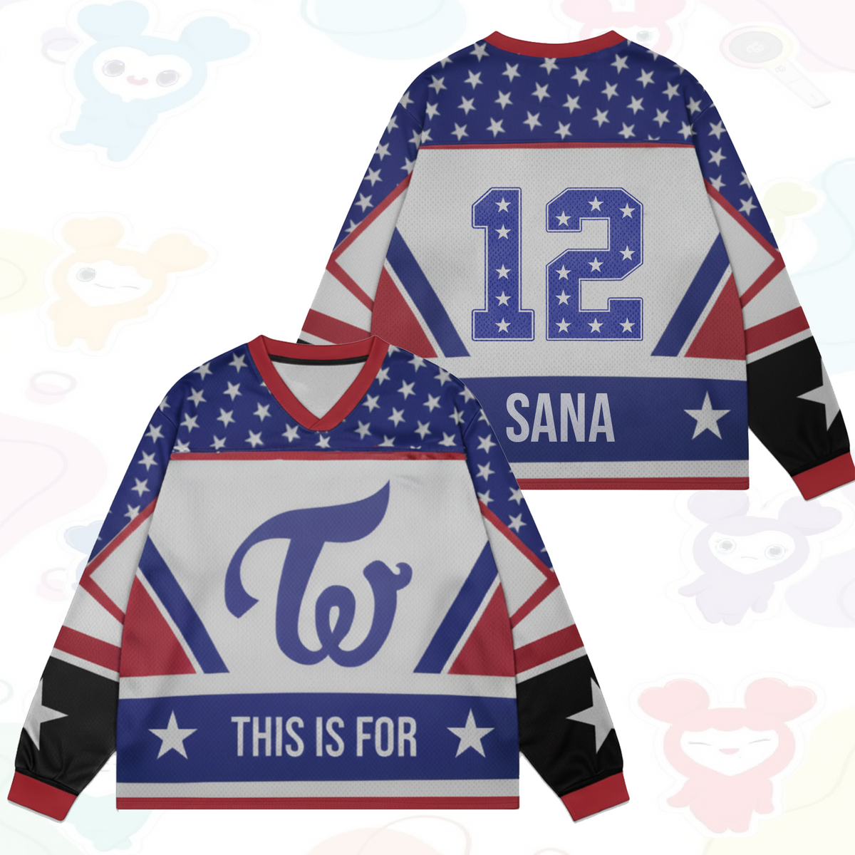 This Is For 2026 North America Tour Mesh Splicing Long Sleeved Gift For Lovers