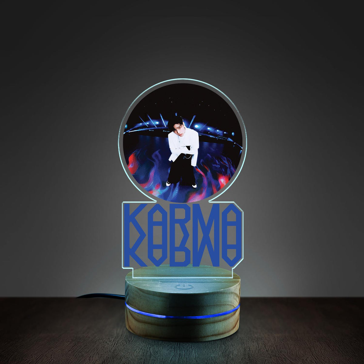 WAVESTEEᵀᴹ Karma Acrylic LED Lamp – 16 RGB Colors Version 1