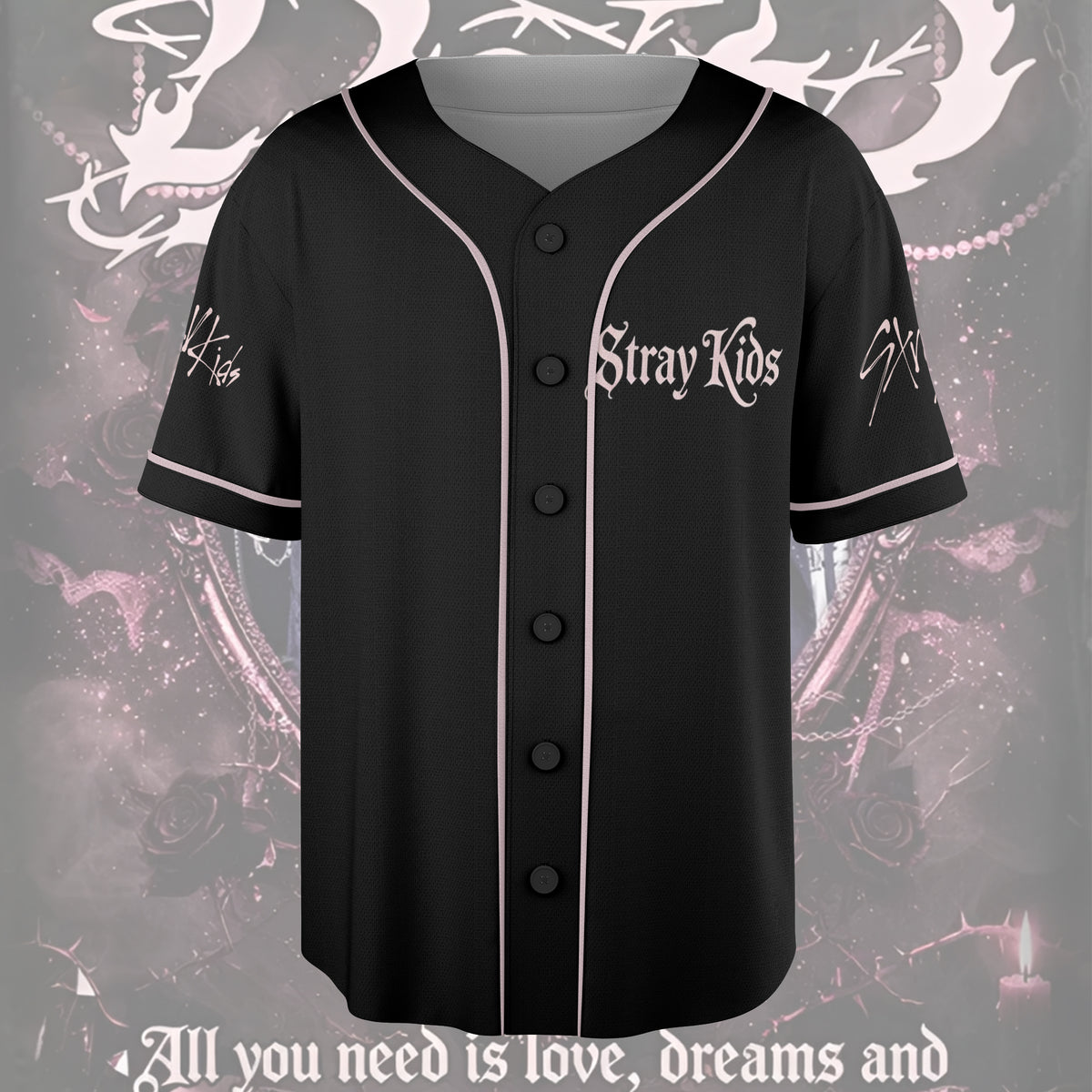Stray Kids DOIT Dragon Baseball Jersey, Straykids DOIT Album Vintage Jersey, SKZ World Tour Baseball Jersey, Stray Kids Skz Retro Kpop Fan Gift
