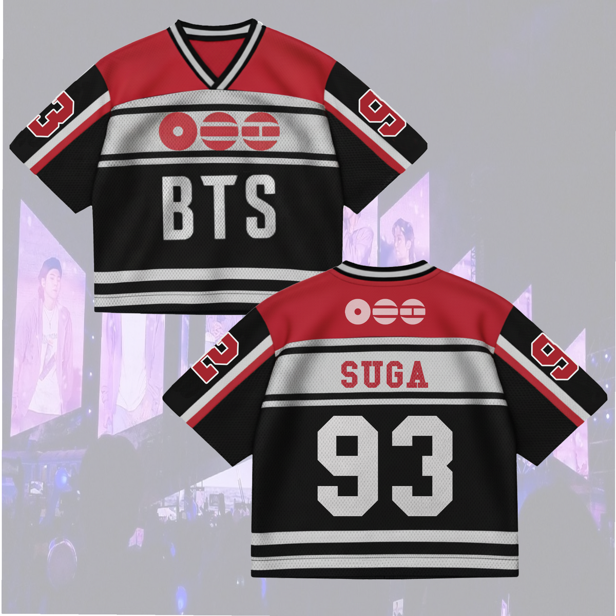 New 2026 World Tour BTS Mixed Mesh Jersey Gift For Fans