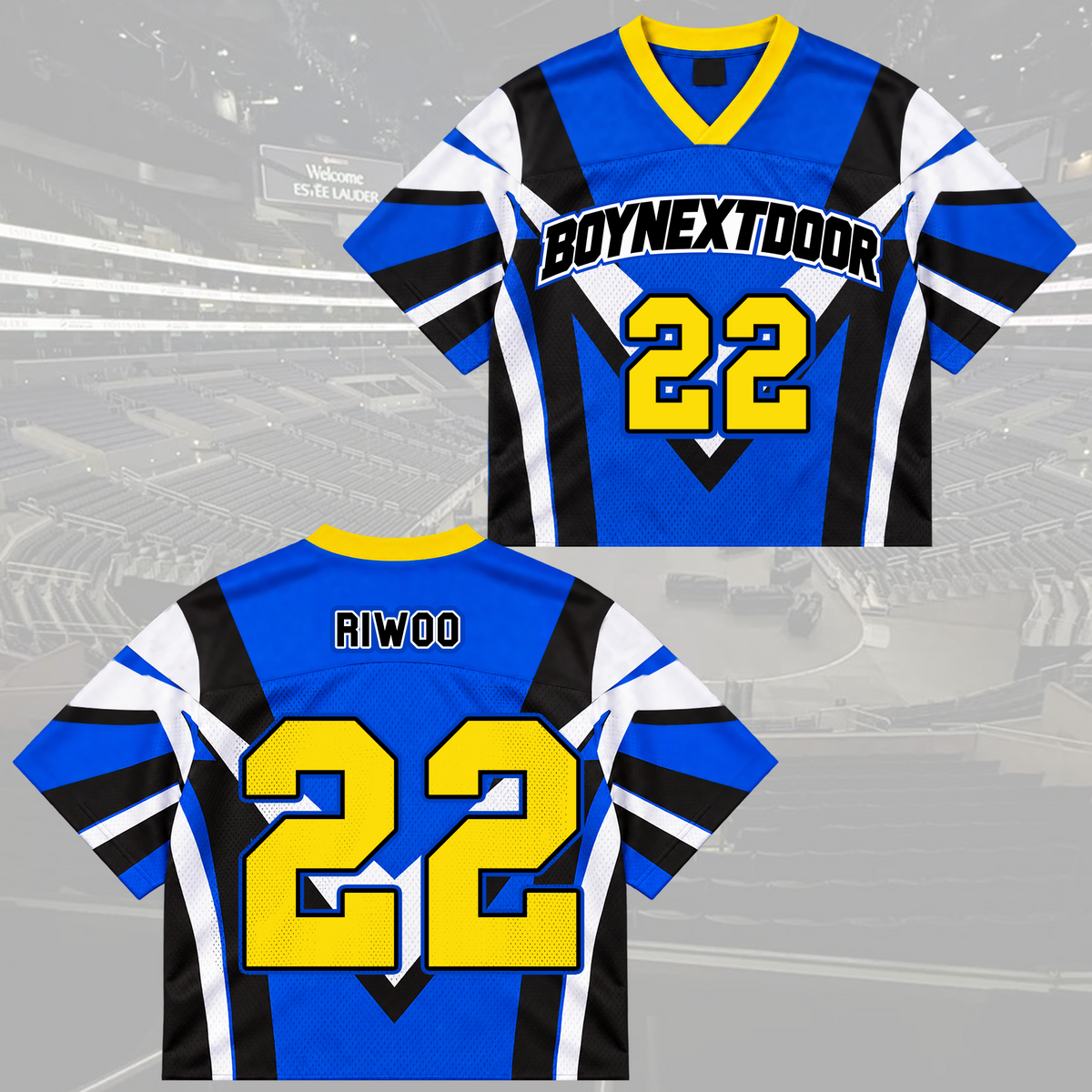 Sporty Chic Boynextdoor Knock On World Tour Album Mix Mesh Jersey Fan Edition