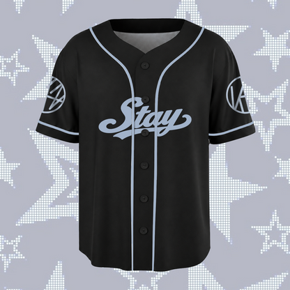 Stray Kids Baseballtrikot mit den Namen aller Mitglieder, K-Pop-Geschenk für STAY
